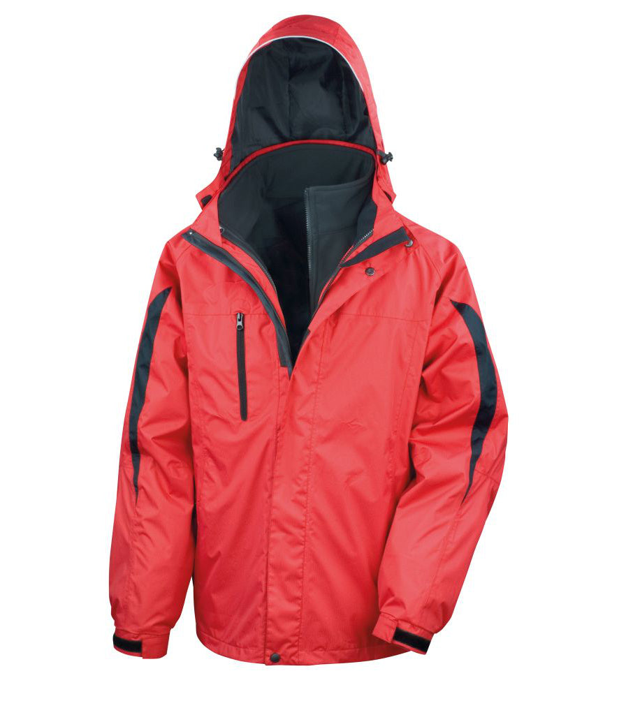 Pro Sports Sprint Series Men's Waterproof 3-in-1 Jacket with Soft Shell Inner