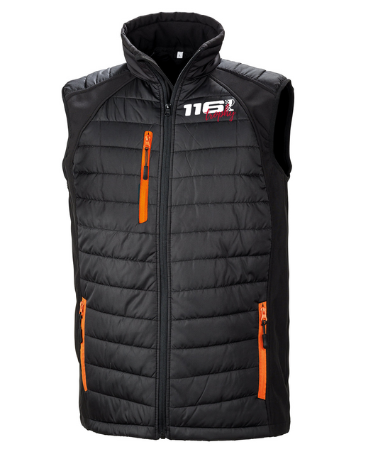 116 Trophy Unisex Padded Softshell Gilet