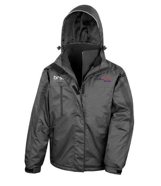 Clubsport Trophy Men's Waterproof 3-in-1 Jacket with Soft Shell Inner