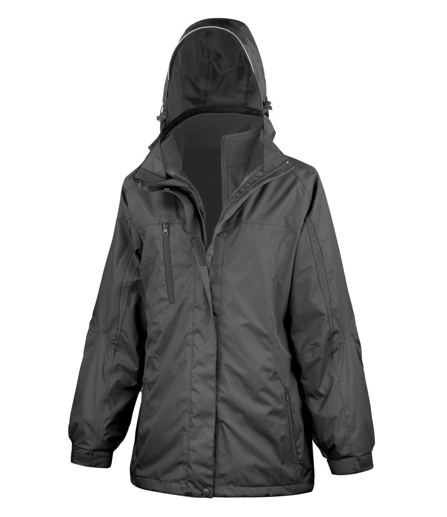 BMW Compact Cup Women's Waterproof 3-in-1 Jacket with Soft Shell Inner