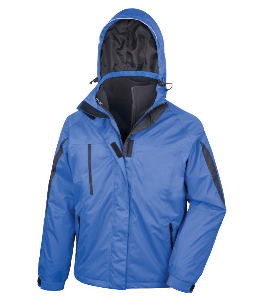City Car Cup Men's Waterproof 3-in-1 Jacket with Soft Shell Inner
