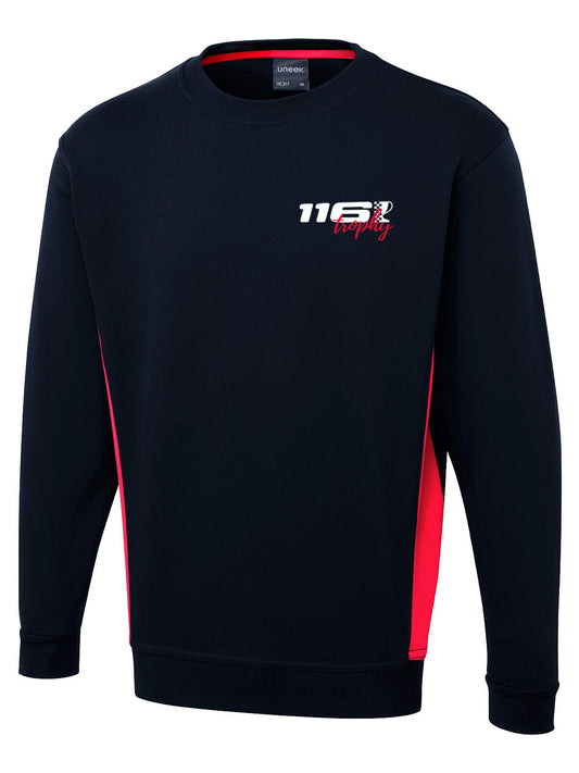 116 Trophy Unisex Two-Tone Sweatshirt